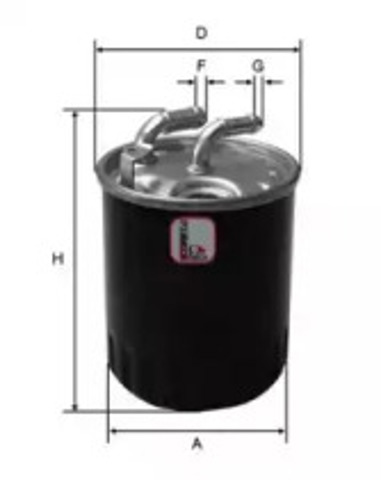 Filtr paliwa S4077NR SOFIMA