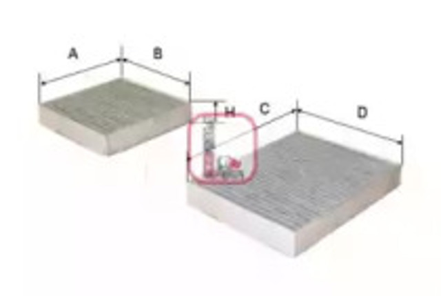Filtr kabiny S4164CA SOFIMA
