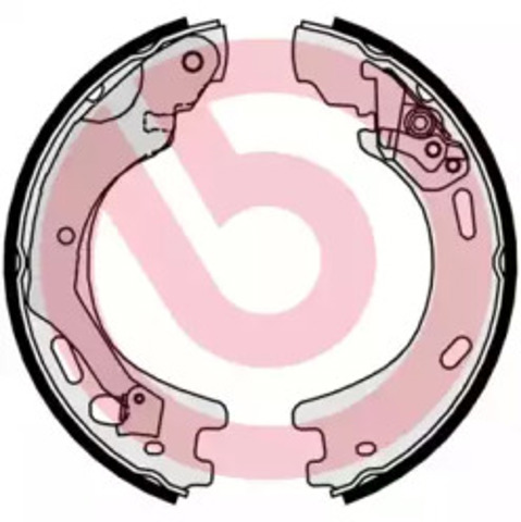 Klocki hamulca ręcznego S44509 BREMBO