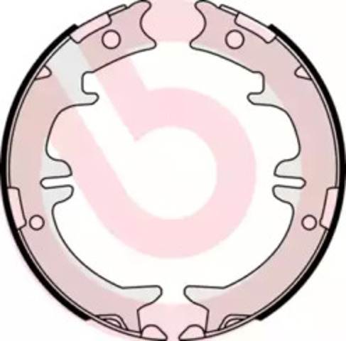 Klocki hamulca ręcznego S83542 BREMBO