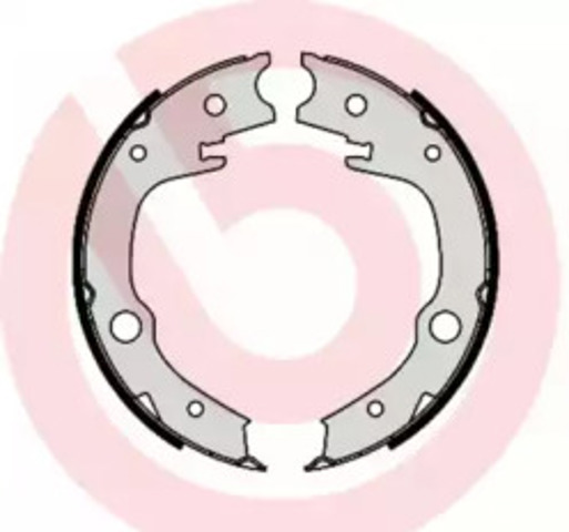 Klocki hamulca ręcznego S83551 BREMBO