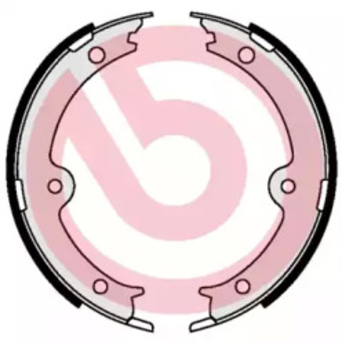 Klocki hamulca ręcznego S83564 BREMBO