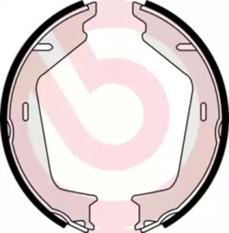 Klocki hamulca ręcznego S86511 BREMBO