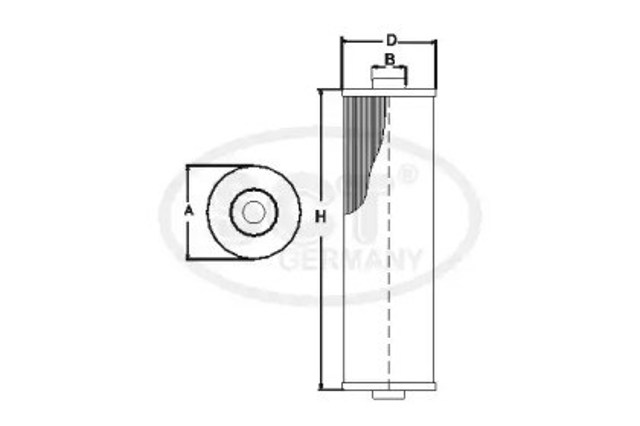 Filtr paliwa SC7067P SCT