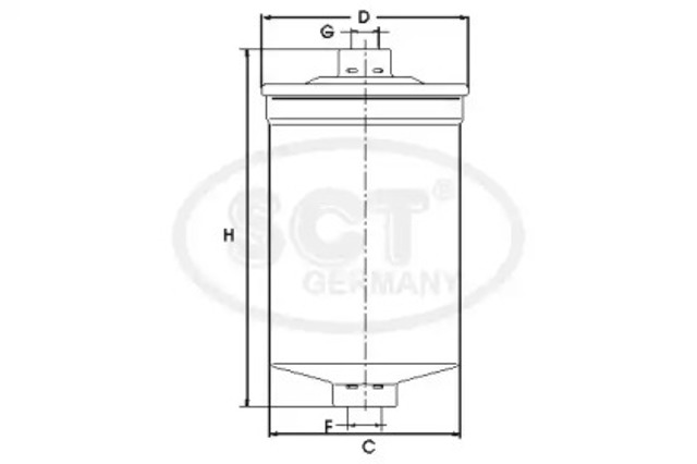 Filtr paliwa ST315 SCT