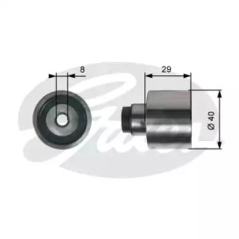 Rolka prowadząca kierunkowa paska rozrządu T42309 GATES