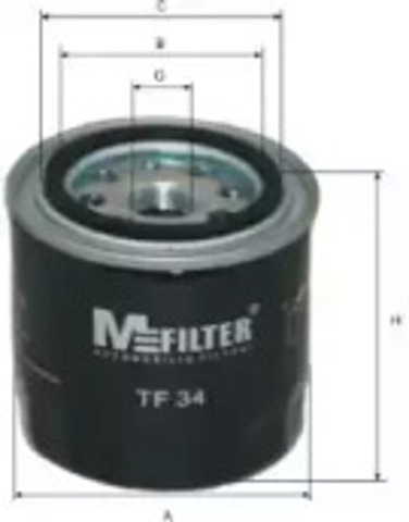 Filtr oleju TF34 MFILTER