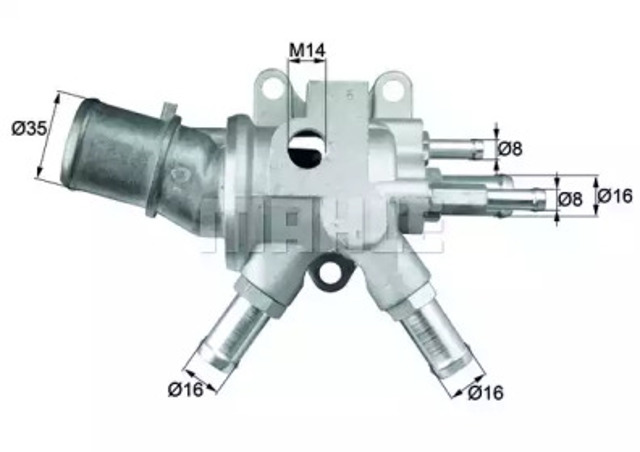 Termostat TI14780 MAHLE