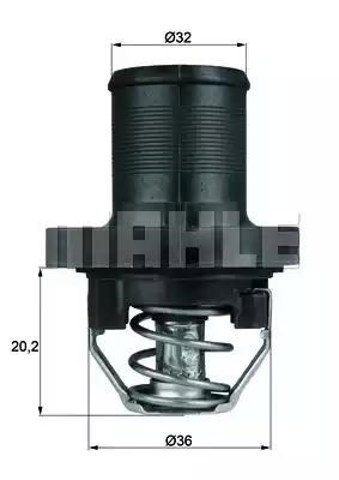 Termostat Peugeot 206