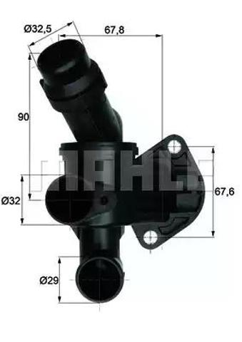 Termostat TI787 MAHLE