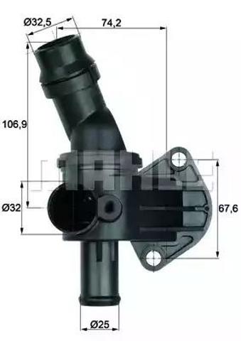 Termostat TI887 MAHLE