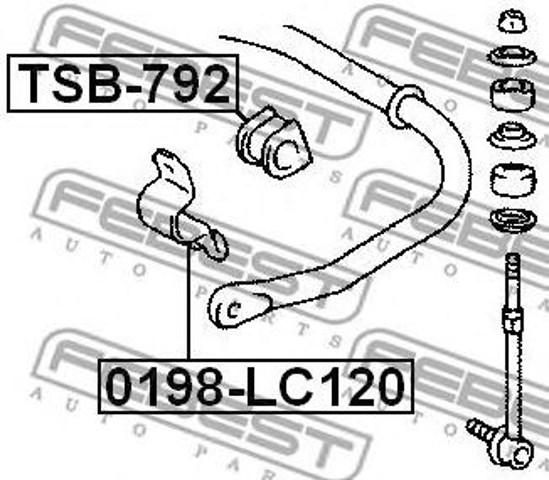 Tuleja stabilizatora Toyota 4 Runner