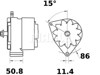 Termostat TX2888D MAHLE