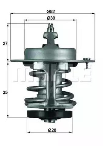 Termostat TX6979 MAHLE