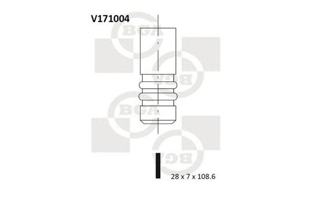 Zawór wydechowy V171004 BGA