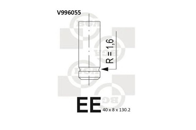 Zawór dolotowy/ssący V996055 BGA