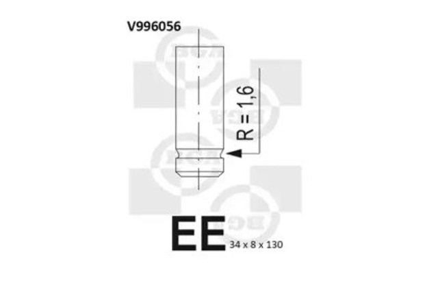 Zawór wydechowy V996056 BGA