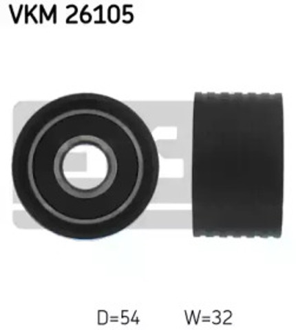 Rolka prowadząca kierunkowa paska rozrządu VKM26105 SKF