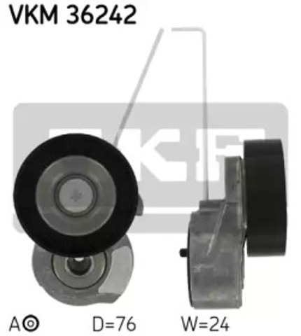 Rolka napinacza paska napędowego VKM36242 SKF