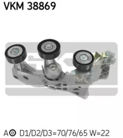 Napinacz paska napędowego VKM38869 SKF