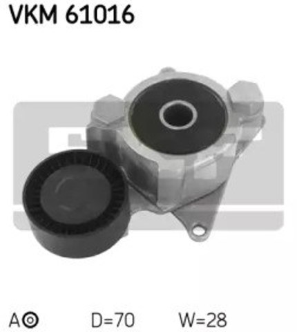 Rolka napinacza paska napędowego VKM61016 SKF