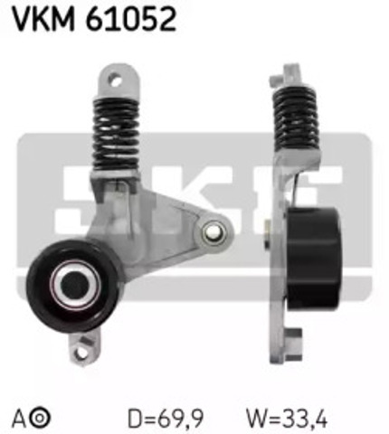 Rolka napinacza paska napędowego VKM61052 SKF