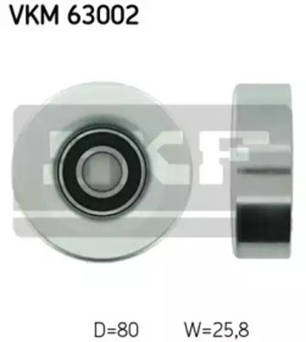 Rolka napinacza paska napędowego VKM63002 SKF