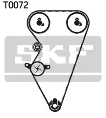 Pasek rozrządu, zestaw VKMA07310 SKF