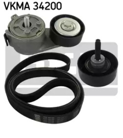 Pasek napędowy mechanizmów, zestaw VKMA34200 SKF