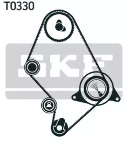 Pasek rozrządu, zestaw VKMA91124 SKF