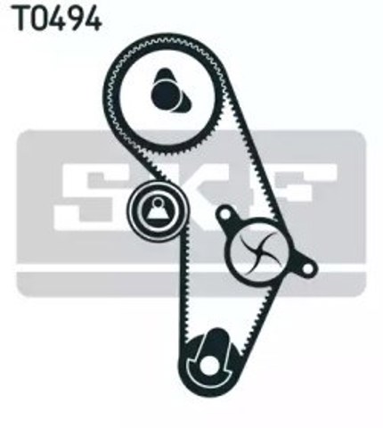 Pasek rozrządu, zestaw VKMA95025 SKF