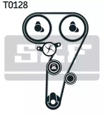 Pasek rozrządu, zestaw VKMC02177 SKF