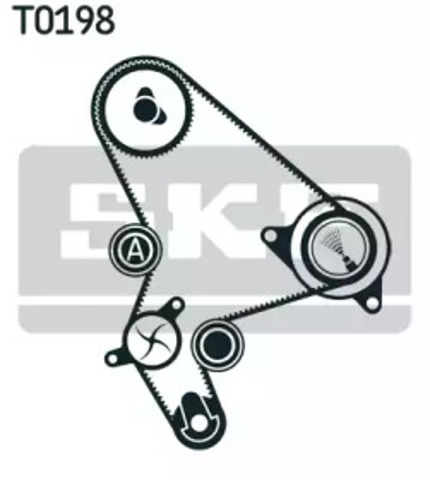 Pasek rozrządu, zestaw VKMC03266 SKF