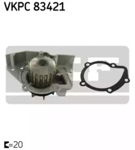 Pompa chłodząca wodna VKPC83421 SKF