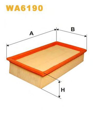 Filtr powietrza WA6190 WIX