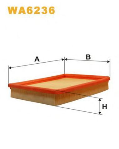 Filtr powietrza WA6236 WIX