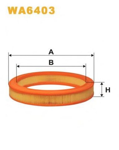 Filtr powietrza WA6403 WIX