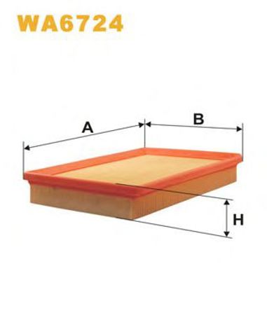 Filtr powietrza WA6724 WIX
