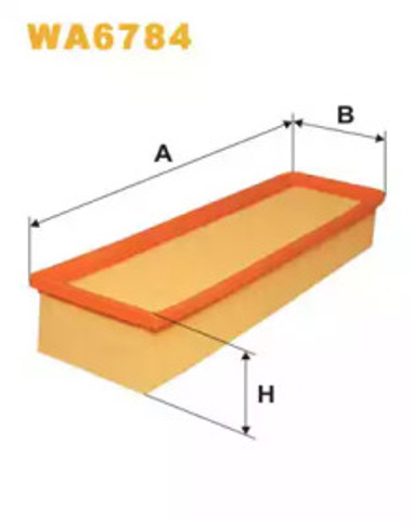 Filtr powietrza WA6784 WIX