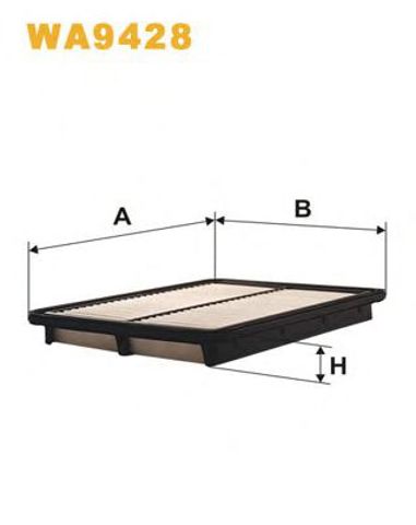 Filtr powietrza WA9428 WIX