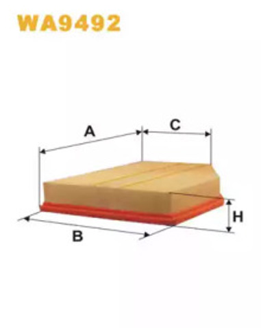 Filtr powietrza WA9492 WIX
