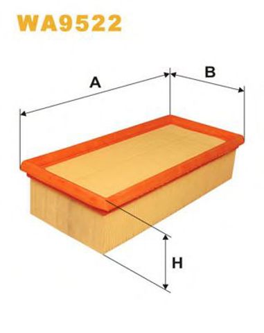 Filtr powietrza WA9522 WIX