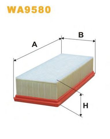 Obudowa filtra powietrza WA9580 WIX