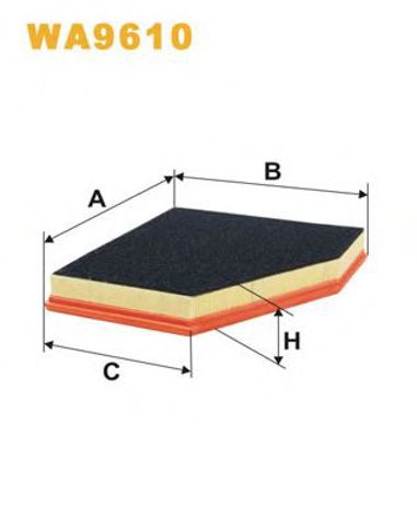 Filtr powietrza WA9610 WIX