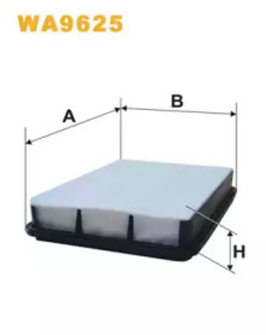 Filtr powietrza WA9625 WIX