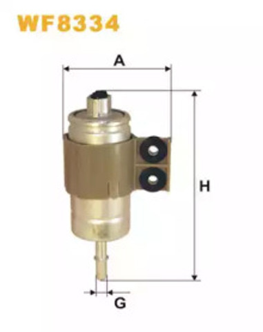 Filtr paliwa WF8334 WIX