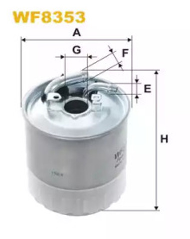Filtr paliwa WF8353 WIX