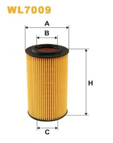 Filtr oleju WL7009 WIX