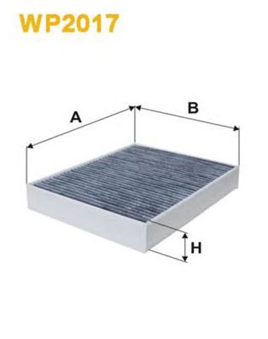 Filtr kabiny WP2017 WIX