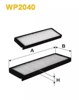 Filtr kabiny WP2040 WIX